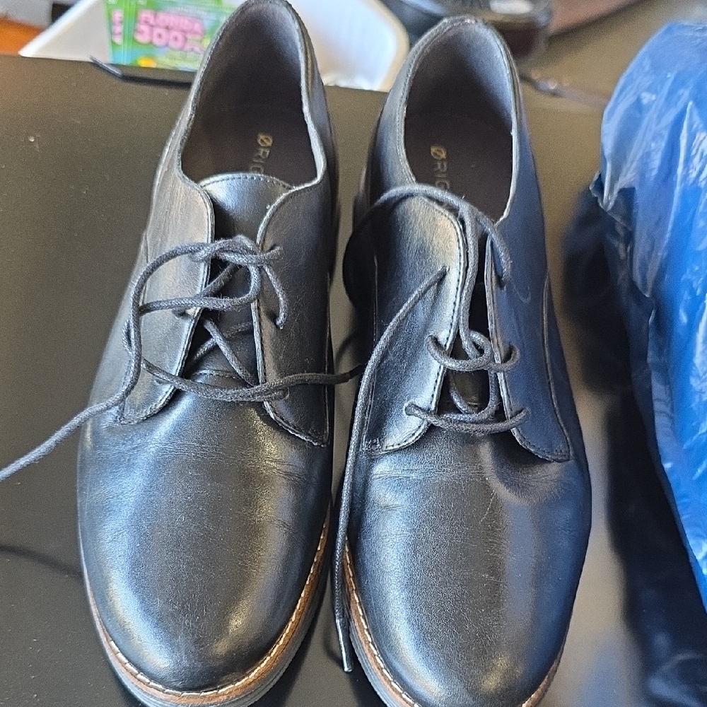 Cole Haan Black Leather Women's Loafers